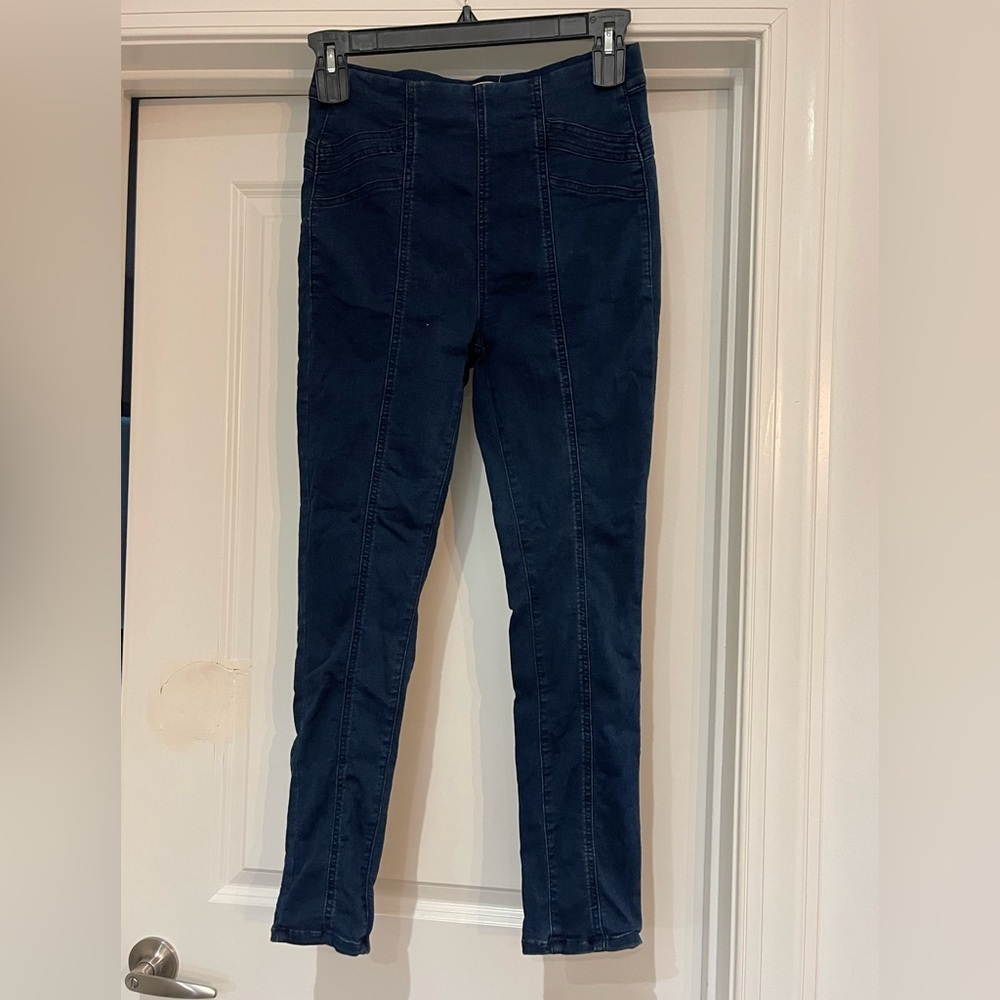 We The Free Dark Blue High Rise Women's Jeans